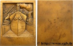 QUATRIÈME RÉPUBLIQUE Plaquette, paquebot TTB+