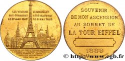 III REPUBLIC Médaille de l’ascension de la Tour Eiffel (1er étage)