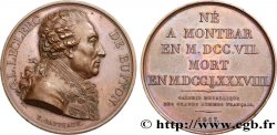 METALLIC GALLERY OF THE GREAT MEN FRENCH Médaille, Georges-Louis Leclerc de Buffon