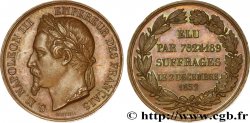 SECONDO IMPERO FRANCESE Médaille pour la proclamation de l’empire