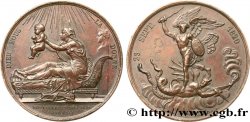HENRI V COMTE DE CHAMBORD Médaille, Naissance de Henri, duc de Bordeaux, futur comte de Chambord