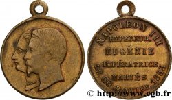 AMOUR ET MARIAGE Médaillette, Mariage de Napoléon III et d’Eugénie