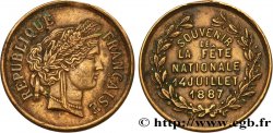 III REPUBLIC FÊTE NATIONALE 14 JUILLET 1887