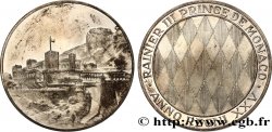 MONACO Médaille pour les 25 ans de règne de Rainier III