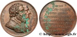 LUIS XVIII Médaille, Rétablissement de la statue de Henri IV le 28 octobre 1817