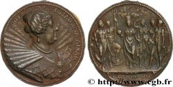 MARIE DE MÉDICIS Marie de Médicis et ses enfants, fonte postérieure TTB