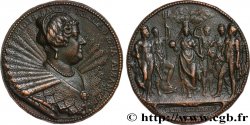 MARIE DE MÉDICIS Marie de Médicis et ses enfants, fonte postérieure TTB
