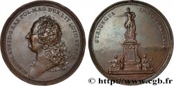 LOUIS XV DIT LE BIEN AIMÉ Médaille, Stanislas Leszczynski, Inauguration de sa statue