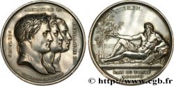 PREMIER EMPIRE Médaille, Paix de Tilsit, frappe à trois pans de virole SUP