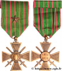 TERZA REPUBBLICA FRANCESE Croix de guerre, 1914-1918