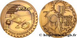 TRANSPORTS AND RAILWAYS Médaille, 30e anniversaire de la RATP