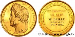 LUIS FELIPE I Médaille de récompense, intendance générale de la liste civile