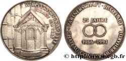 ALEMANIA Médaille, Jumelage de la Walterichskapelle et du château Gontier-Murrhardt