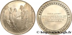 ENSEMBLE DE MÉDAILLES Médaille, Emile Loubet, accueil d’Edouard VII