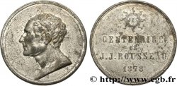 SUISSE Médaille, centenaire de Jean-Jacques Rousseau