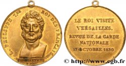 LOUIS-PHILIPPE Ier Médaille pour la visite de Louis-Philippe à Versailles