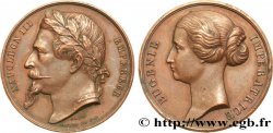 SECOND EMPIRE Médaille du couple impérial