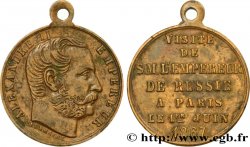 RUSSIA - ALEXANDRE II Médaille, visite à Paris