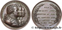 LOUIS XVI Médaille d’hommage à la famille royale