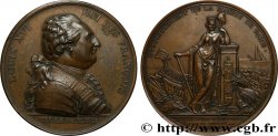 LOUIS XVI Médaille, Ville de Paris - J. S. Bailly maire