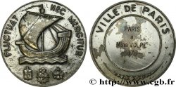 V REPUBLIC Médaille de la Ville de Paris, Fluctuac Nec Mergitur