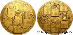 QUINTA REPUBBLICA FRANCESE Médaille calendrier, Le Temps