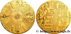 QUINTA REPUBBLICA FRANCESE Médaille calendrier, Les Grâces