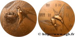 ANIMAUX Médaille animalière - Hirondelles