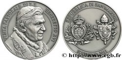 RÉPUBLIQUE DE SAINT- MARIN Médaille, Visite papale à Saint Marin du Saint Père Benoît XVI