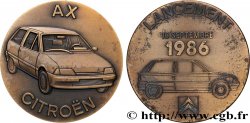 AUTOMOBILES ET VOITURES - PILOTES ET INVENTIONS Médaille, Lancement de l’Ax-Citroën