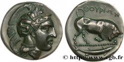 LUCANIE - THURIUM Médaille, Reproduction du Triobole de Thurium (Lucanie), n°71