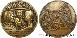TROISIÈME RÉPUBLIQUE Médaille, Exposition coloniale internationale