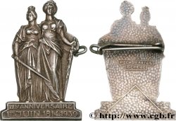 SWITZERLAND Broche, 125e anniversaire, rattachement de Genève à la Suisse AU