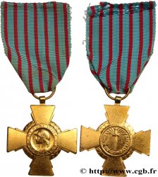 QUINTA REPUBLICA FRANCESA Croix du combattant