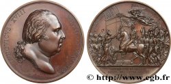 LUDWIG XVIII Médaille, Rentrée triomphale du Duc d’Angoulême à la barrière de l’étoile VZ