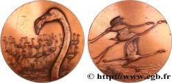 ANIMALS Médaille animalière - Flamant Rose VZ