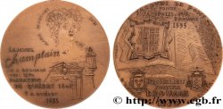 MONUMENTS ET HISTOIRE Médaille, Samuel Champlain, Jacques de Pons et Brouage