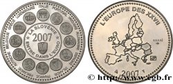 FUNFTE FRANZOSISCHE REPUBLIK Médaille, Essai, Entrée de la Slovénie dans l’Euro