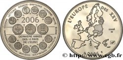 QUINTA REPUBBLICA FRANCESE Médaille, Essai, Dernière année des 12 pays de l’Euro
