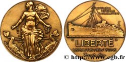 CUARTA REPUBLICA FRANCESA Médaille, Paquebot “Liberté”