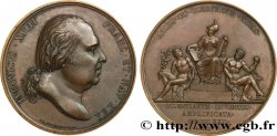 LUIS XVIII Médaille, Hommage à la science, au commerce et à l’industrie