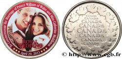 CANADA Médaille, Mariage du Prince William avec Catherine Elisabeth Middleton