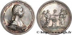 AUTRICHE - ROYAUME DE BOHÊME - MARIE-THÉRÈSE Médaille, Mariage du Dauphin Louis X avec Marie-Antoinette Archiduchesse d’Autriche