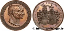 ALLEMAGNE Médaille, Noces d’or de Johann Heinrich Schroeder et d’Henriette Schwartz SUP