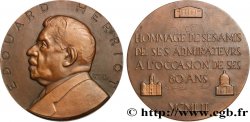CUARTA REPUBLICA FRANCESA Médaille, Edouard Herriot