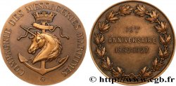 QUATRIÈME RÉPUBLIQUE Médaille, 75e anniversaire de la Compagnie des messageries maritimes