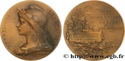 III REPUBLIC Médaille de récompense, offert par le préfet de la Seine-Inférieure