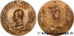 ITALIEN - LOMBARDEI UND VENETIEN Médaille, Centenaire de la mort d’Alessandro Volta