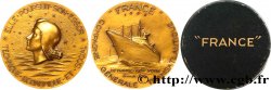 QUINTA REPUBLICA FRANCESA Médaille, Paquebot France