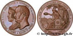 GERMANY - LIPPE Médaille, Noces d’argent d’Emilie et de Léopold II, Prince de Lippe